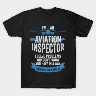 Aircraft Aviation Inspector Gift T-Shirt